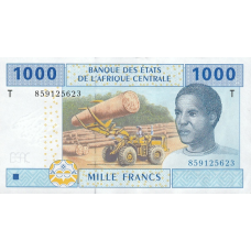 P107T Congo Republic - 1000 Francs Year 2002 P107T Congo Republic - 1000 Francs Year 2002